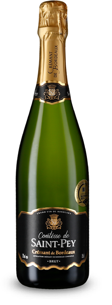 Comtesse de Saint-Pey Crémant de Bordeaux Blanc brut – Gold