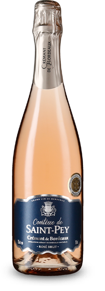 Comtesse de Saint-Pey Crémant de Bordeaux Rosé brut – Gold