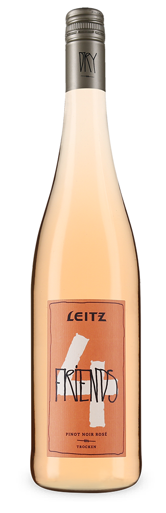 Leitz 4 Friends Pinot Noir Rosé trocken 2023 – Gold