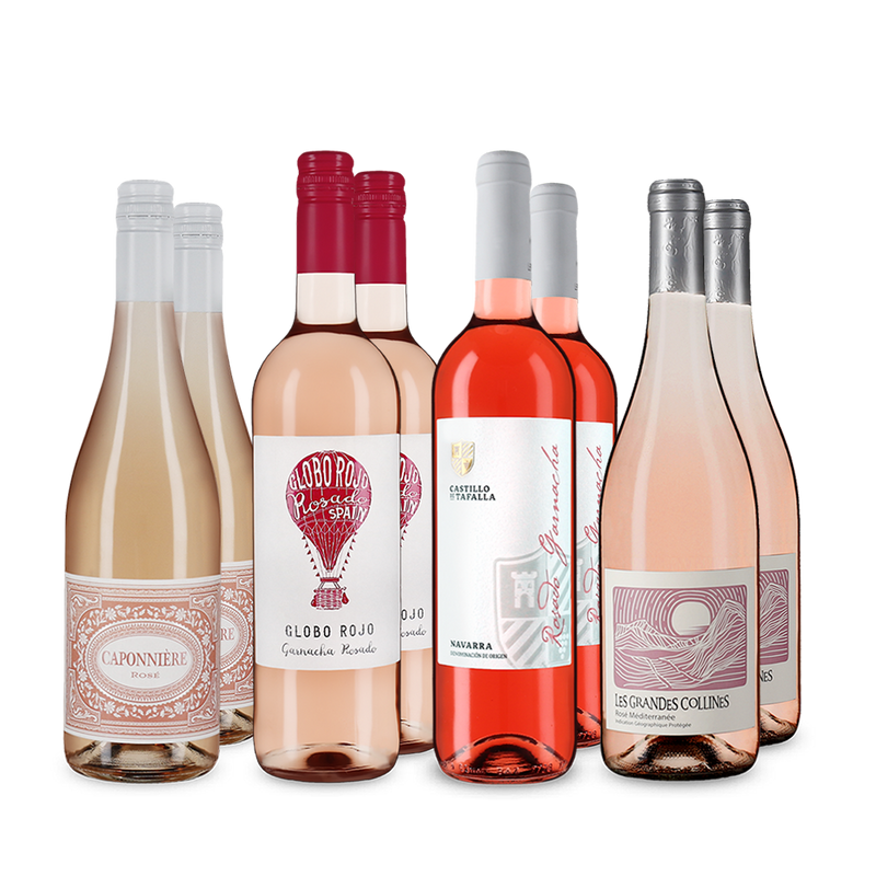 Grenache-Rosés im 4x2-Paket