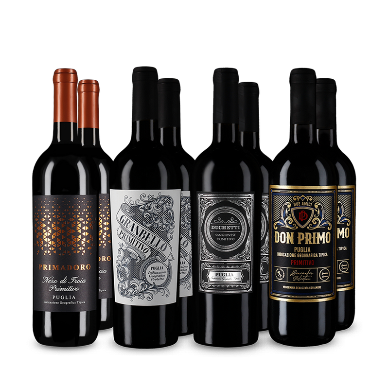 Primitivo-Stars im 4x2-Paket