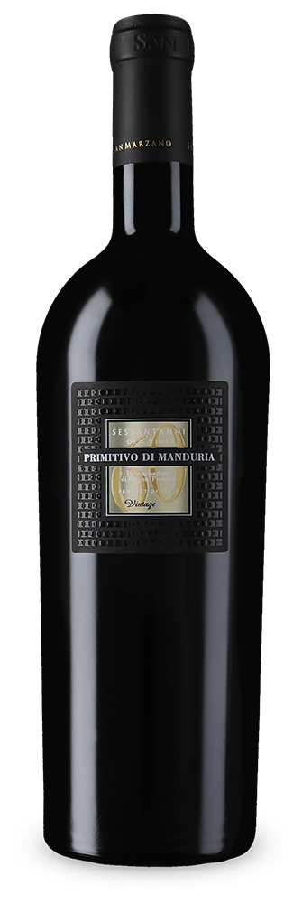 Cantine San Marzano Sessantanni Primitivo di Manduria 2019 – Gold