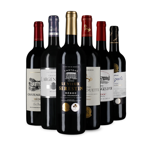 Perfekt zum Fest: Bordeaux Cru Bourgeois im 6er-Paket – Gold