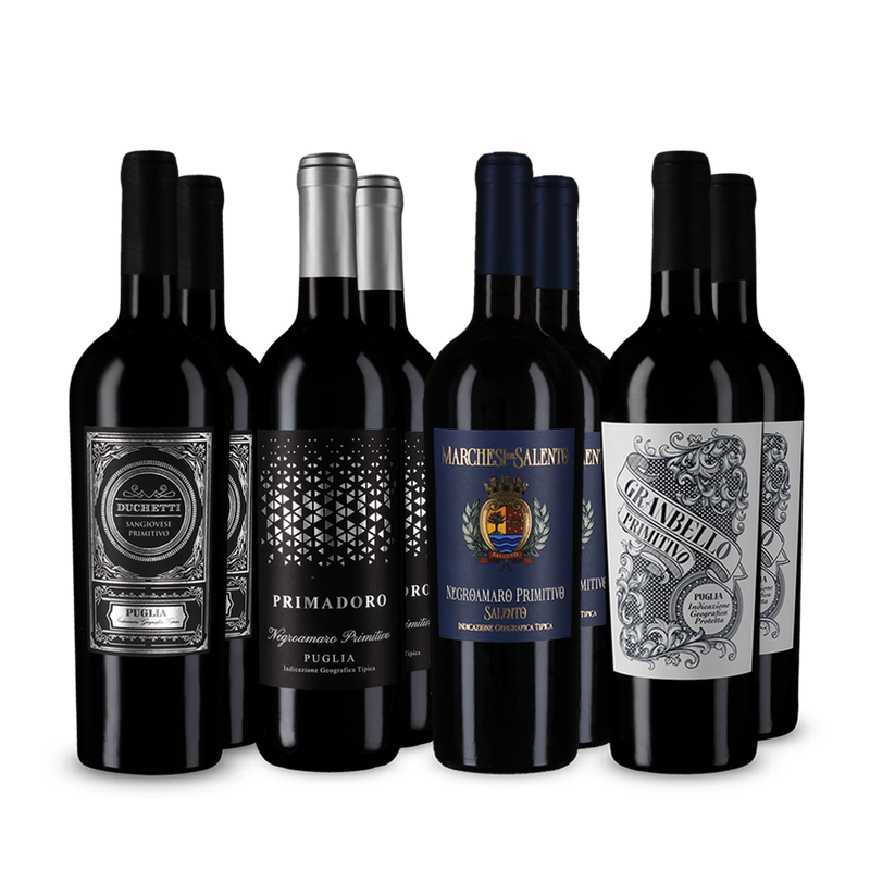 Primitivo-Stars im 4x2-Paket