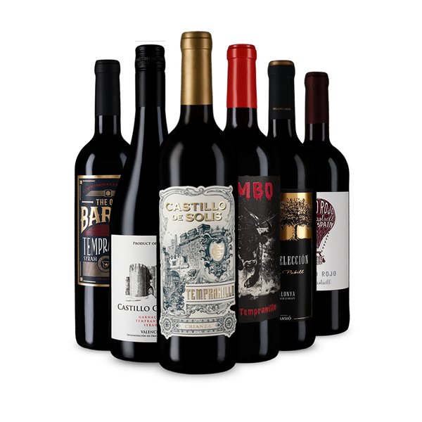 Spanische Rotwein-Stars im 6er-Paket – Gold